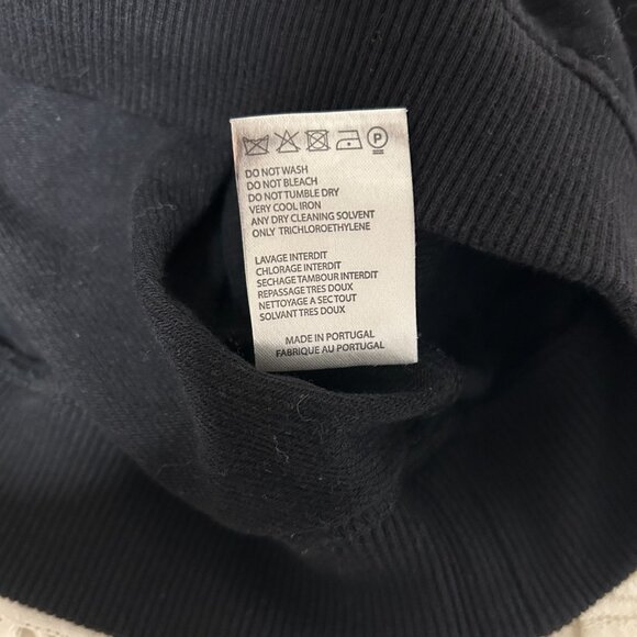 Carven Crewneck Sweater Black - Embroidered Conch Shell - Picture 7 of 7